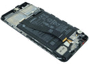 Pantalla LCD original Huawei P10 negra, modelo VTR-L09, para reparación de display roto.