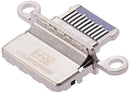 Puerto de carga morado para iPad Air 4 (A2316, A2324) o iPad Air 5 (A2588, A2589), repuesto con soldadura.