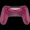 Control alambrico DoubleShock 4 Berry Blue para PlayStation 4 con cable USB, vista frontal y botones.
