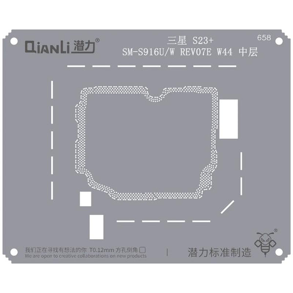 Plantilla Bumblebee (QS658) para Samsung S23 Plus en Guatemala - Encuéntrala en reparaciones de alta calidad y mayoristas de componentes originales en talleres especializados.