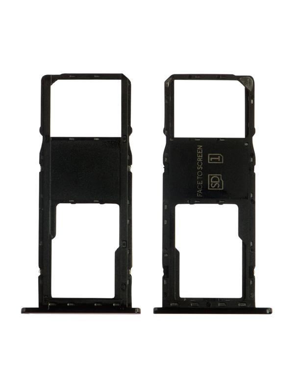 Bandeja para tarjeta SIM para Motorola Moto G7 Power (XT1955 / 2019) (Version internacional) (Negro ceramico)