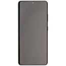 Pantalla OLED con marco para Samsung Galaxy S21 Ultra 5G Phantom Black, repuesto para reparación de display.
