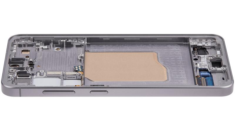 Reparación de pantalla OLED con marco service pack para Samsung Galaxy S25 5G en Guatemala.