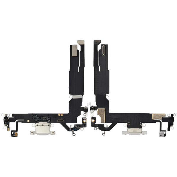 Reparación de puerto de carga flexible para iPhone 16 en Guatemala, venta al mayor de cables Aftermarket Plus en blanco con garantía.