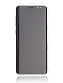 Pantalla OLED con marco para Samsung Galaxy S8 Plus Gris / Violeta