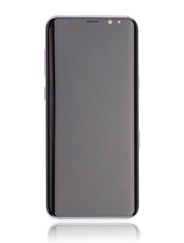 Pantalla OLED con marco para Samsung Galaxy S8 Plus Gris / Violeta