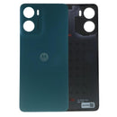 Tapa trasera original Motorola Moto G05 XT2523, color verde bosque, para reparación de celular.