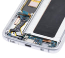 Pantalla OLED con marco para Samsung Galaxy S7 Edge (G935A) Blanca Perla