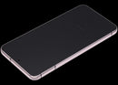 Pantalla hard OLED con frame para Samsung Galaxy S22 Plus 5G, color rosa dorado/violeta, repuesto de display 120Hz.