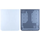 Tapa trasera inferior original blanca para Samsung Galaxy Z Flip 7 FE 5G (SM-F761B), repuesto de cristal.