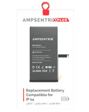 Reparación de batería de iPhone 14 en Guatemala con la mejor garantía y calidad de componentes en AmpSentrix Plus.