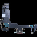 Puerto de carga original con cable flex y placa iPhone 15 (Green)