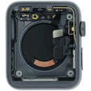Carcasa de aluminio Space Black para Apple Watch Series 3 (42mm) A1861, A1891, A1892, repuesto OEM Grado A.