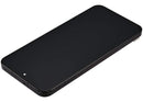 Pantalla refurbished con marco para Xiaomi 13 negra, lista para reparación y reemplazo de display.