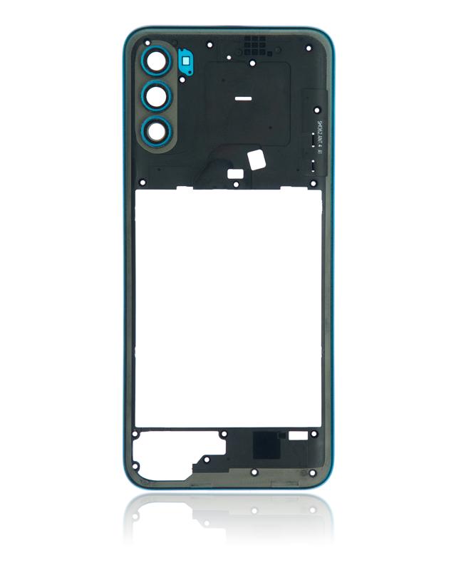 Marco medio compatible para Motorola Moto G71 5G (XT2169 / 2022) color Neptune Green en Guatemala.