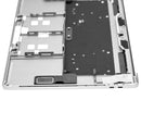 Tapa superior usada Space Gray con teclado ISO UK y palmrest para MacBook Pro 15" A1707 (2016-2017).