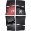 Carcasa frontal y trasera Spider-Man para PlayStation 5 Pro Disc Edition, con vibrantes detalles del héroe.