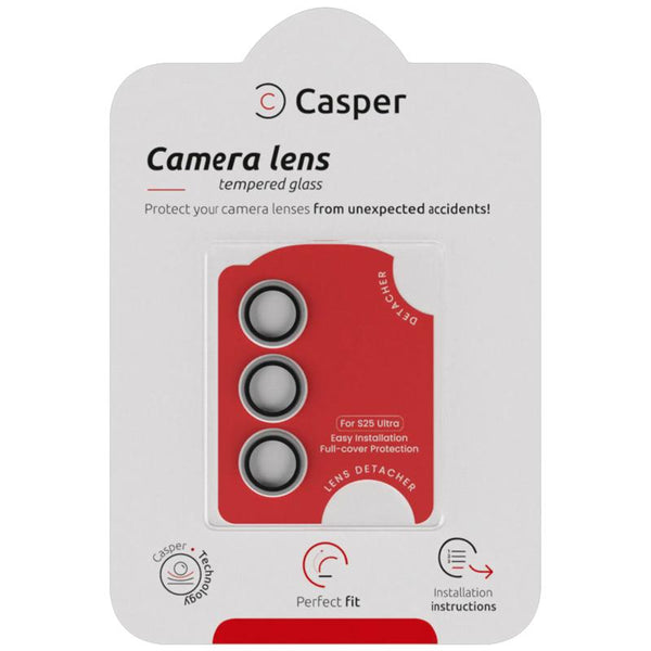 Protector de lente de cámara Casper para Samsung Galaxy S25 Ultra en Guatemala, al mejor precio mayorista.
