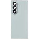 Tapa trasera de repuesto verde menta para Samsung Galaxy Z Fold 7 5G SM-F966 con lente de cámara integrada.