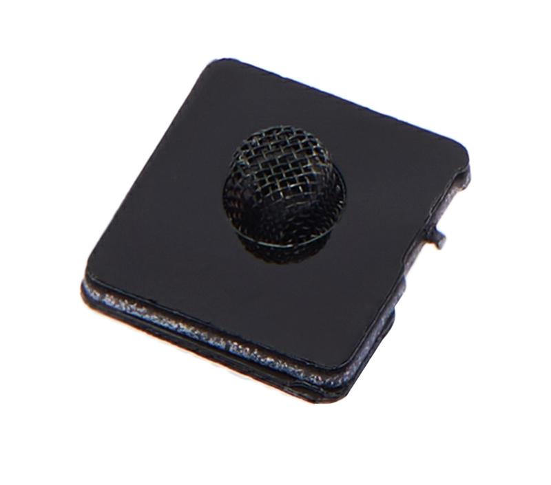 Soporte de Flex de Encendido y Flash con Malla de Microfono para iPhone 13 / 13 Mini (Negro) (Paquete de 10)