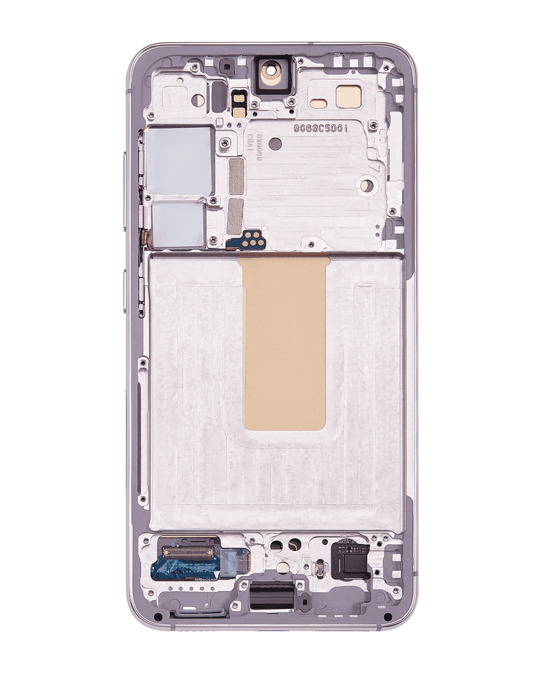 Pantalla OLED para Samsung Galaxy S23 5G con marco (Reacondicionado) Rosa / Lavanda