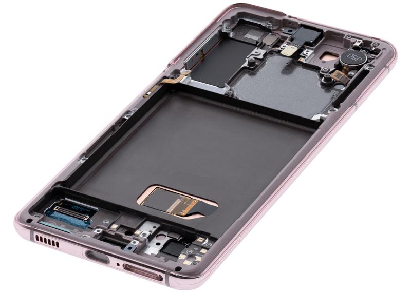 Reparación de pantalla OLED con marco para Samsung Galaxy S21 5G en Guatemala.