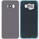 Tapa trasera de cristal rosa para Samsung Galaxy S8 Plus (SM-G955F/U), repuesto original para reparación.