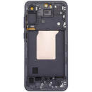 Pantalla incell azul marino con marco para Samsung Galaxy A55 (A556), ideal para reparación de display o pantalla rota.