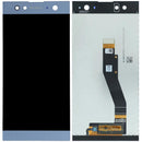 Pantalla LCD original Sony Xperia XA2 Ultra azul, repuesto para reparación de display frontal.