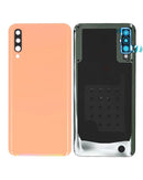 Tapa trasera con lente de cámara original para Samsung Galaxy A50 en Guatemala.