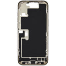 Encuentra la carcasa intermedia con puerto de carga flex y piezas pequeñas para iPhone 16 Pro Max en Guatemala, ideal para reparaciones y garantías.