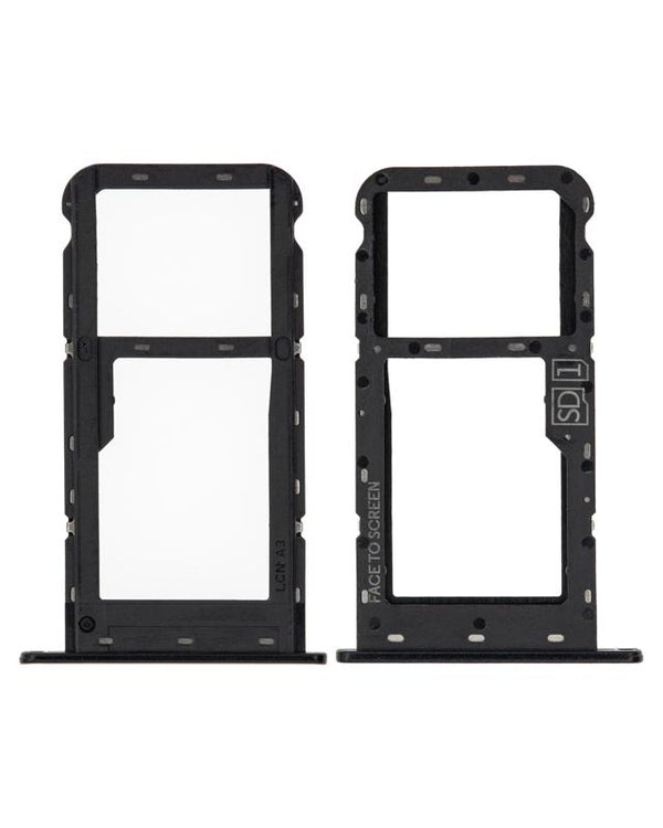 Bandeja de tarjeta SIM para Motorola Moto G7 Play (XT1952 / 2019) (Negro) (Version US)