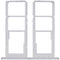 Bandeja para doble tarjeta SIM para Samsung Galaxy A14 (A145F) (Plata)