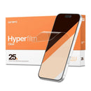 Paquete de 25 protectores de pantalla Wrapd HyperFilm EPU transparentes, ideales para repuesto de dispositivos.
