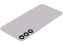 Tapa trasera azul degradado para Samsung Galaxy A24 4G (A245) con orificio de cámara, repuesto sin logo.