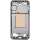 Chasis medio Samsung Galaxy S25 FE 5G en color Jetblack, pieza de reparación.