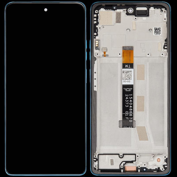 Reparación de pantalla Motorola Moto G75 5G en Guatemala, pantalla LCD en color Aqua Blue.