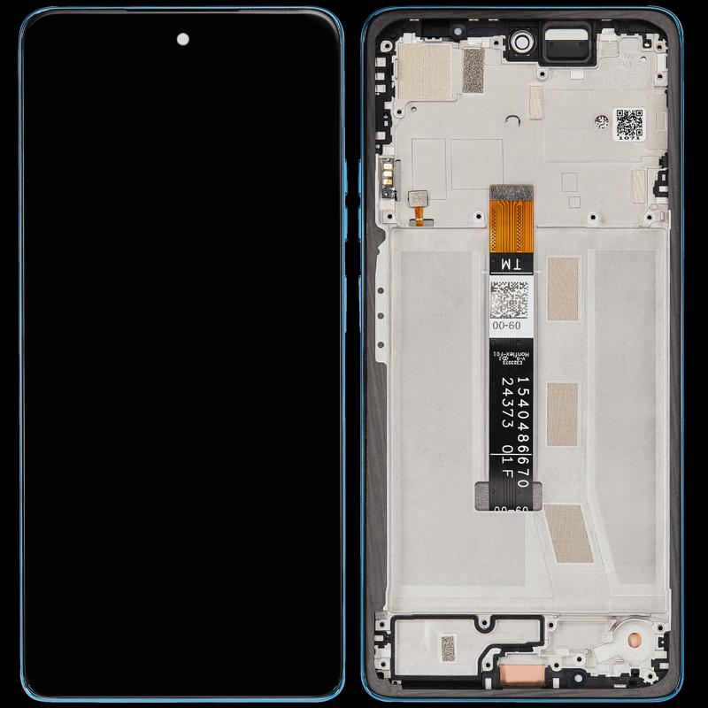 Reparación de pantalla Motorola Moto G75 5G en Guatemala, pantalla LCD en color Aqua Blue.