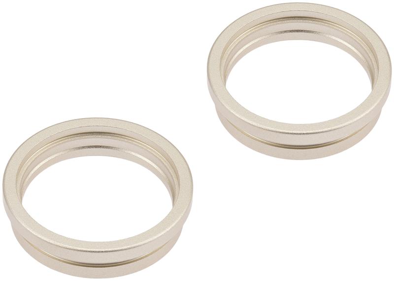 Aro del bisel de la camara trasera para iPhone 15 / 15 Plus (Amarillo) (Set de 2 piezas)