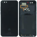 Tapa trasera original negra para Huawei Y7 (2018) modelo LDN-LX1, cubierta de repuesto.