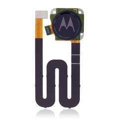 Compra en Guatemala el sensor de huellas dactilares original con cinta adhesiva para Motorola Moto E5 Plus / E5 Supra (XT1924 / 2018) en color gris.