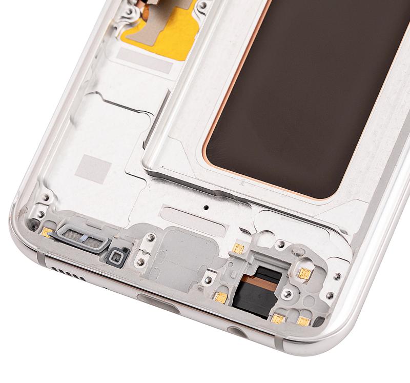 Reparación de pantalla OLED para Samsung Galaxy S8 Plus en Guatemala, mayorista en pantallas con marco en Arctic Silver.