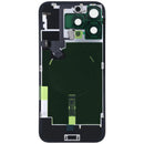 Tapa trasera con placa de acero con carga inalambrica NFC MagSafe y flex de linterna compatible para iPhone 16 Pro Max (Original) (Titanio del Desierto)
