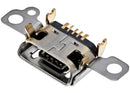 Reparación de puerto de carga con soldadura requerida para dispositivo con conector 05 pin y Micro B en Guatemala.