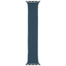 Correa trenzada Solo Loop para Apple Watch, color verde lago, tamaño 6 (mediano), compatible con 44mm, 45mm, 46mm, 49mm.