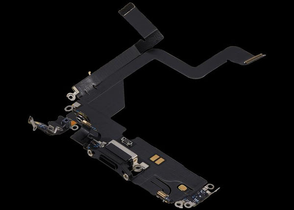 Puerto de carga para iPhone 14 Pro (Original Usado) (Negro Espacial)