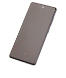 Pantalla OLED con marco para Samsung Galaxy S20 FE 4G / 5G (Original Usado: Grado A) (Cloud Navy)