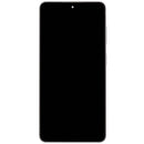 Pantalla OLED blanca refurbished con marco para Samsung Galaxy S26 5G, lista para reemplazo de display.