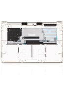 Tapa superior plateada con teclado inglés ANSI para MacBook Pro 15" A1707 (2016/2017) usada, pieza de repuesto.