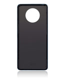 Tapa trasera original OnePlus 7T Glacier Blue, repuesto de cristal para reparación de teléfono.